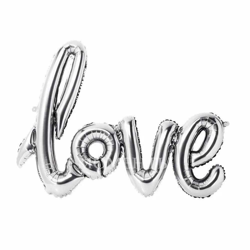 Надпись "Love" серебро, 90см
