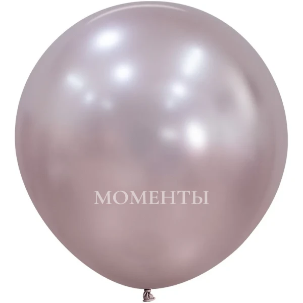 Шар-гигант латексный "Розовый цветок шёлк"