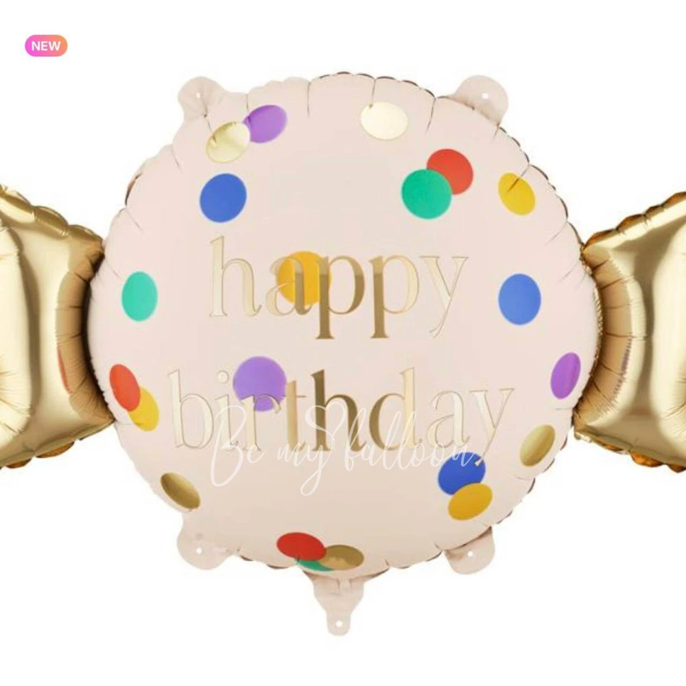 Шар из фольги  "Candy Happy Birthday" 70см