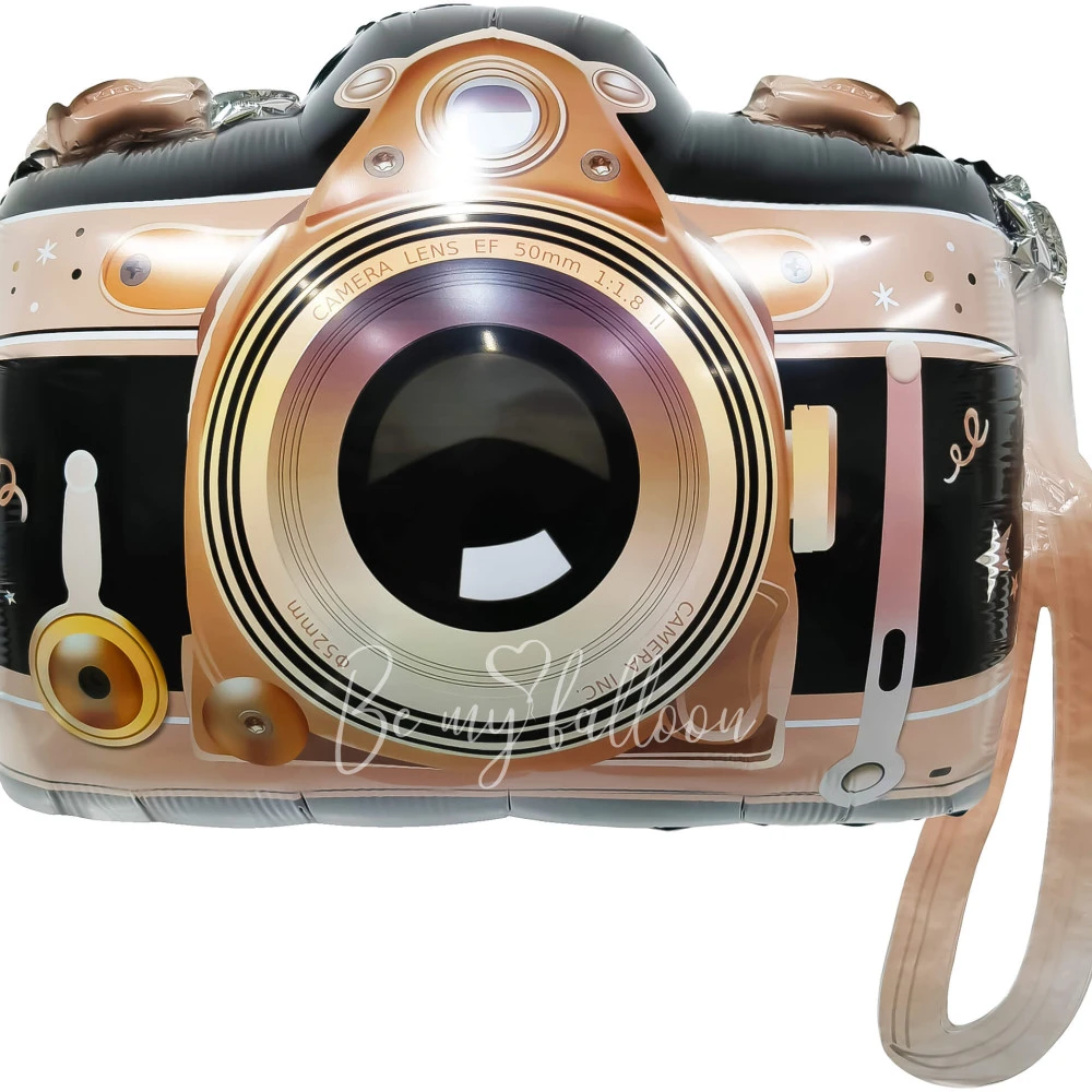 шар из фольги "фотоаппарат" 60 см