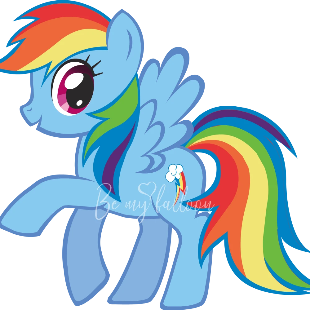 Шар из фольги "My Little Pony, Радуга Дэш" 68 см