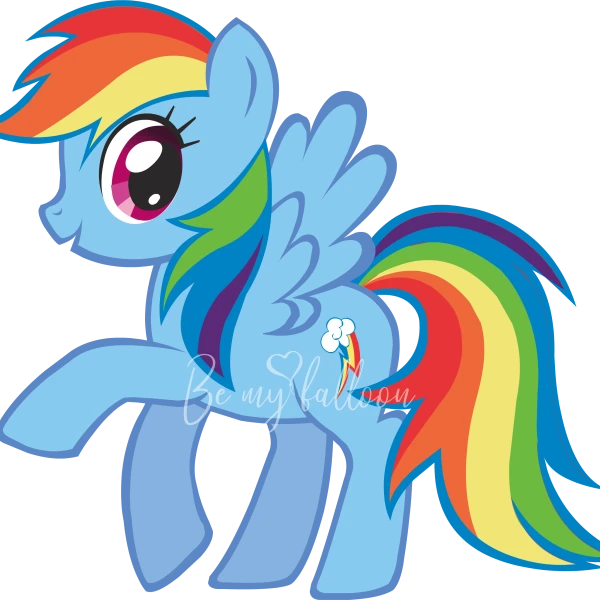 Шар из фольги "My Little Pony, Радуга Дэш" 68 см