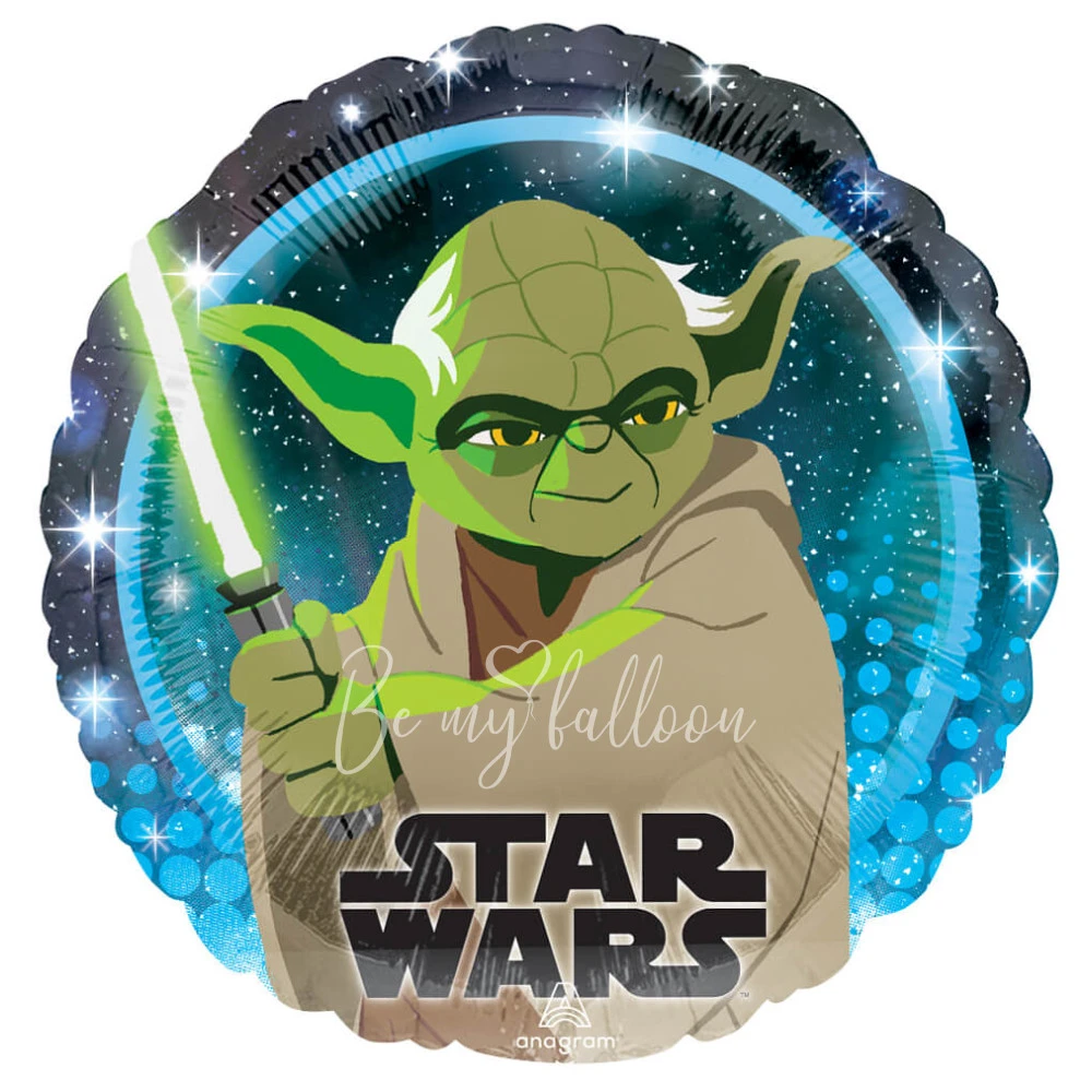 Шар из фольги "Магистр Йода , Star Wars" 40 см