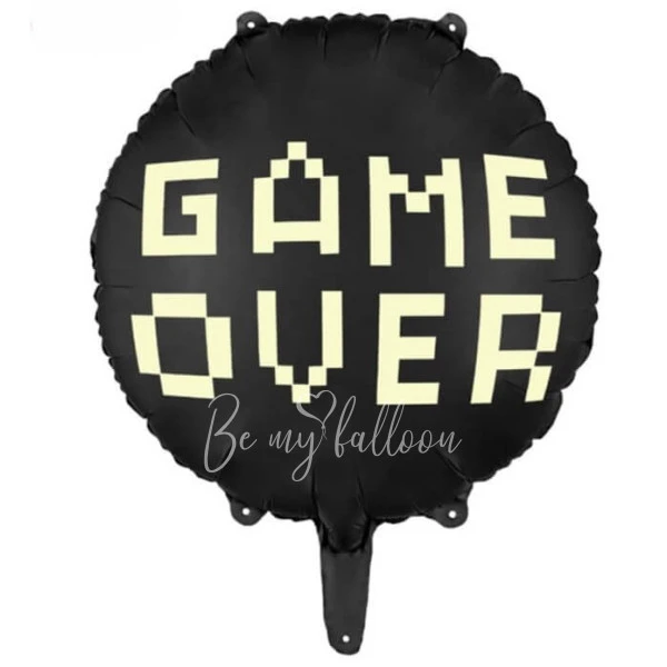 -40% Шар из фольги "Game over" 40 см