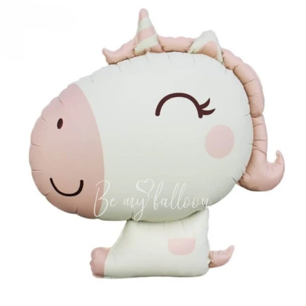 -25% Шар из фольги "Единорог розовый" 65 см