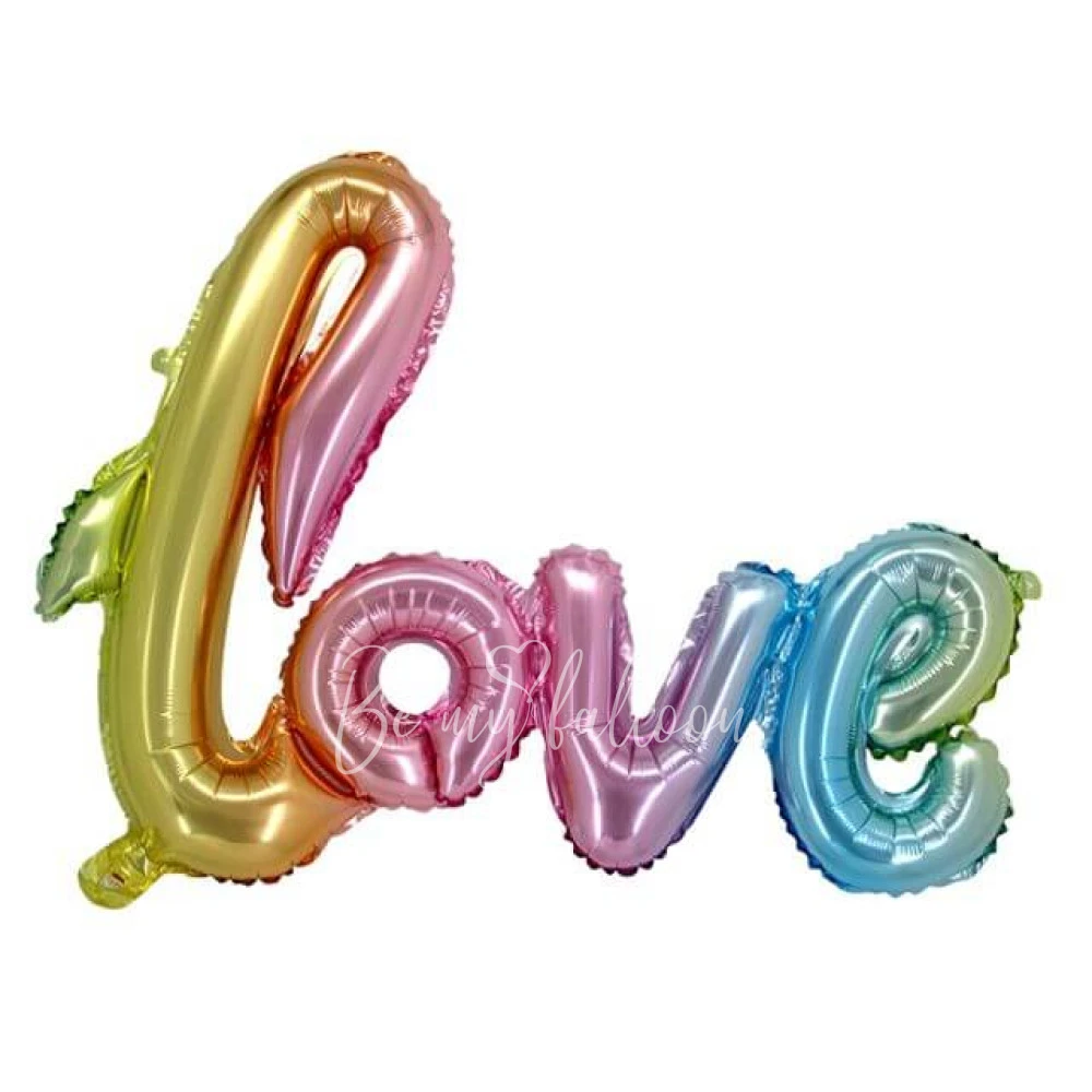 Шар из фольги "Радужная любовь" 104 см