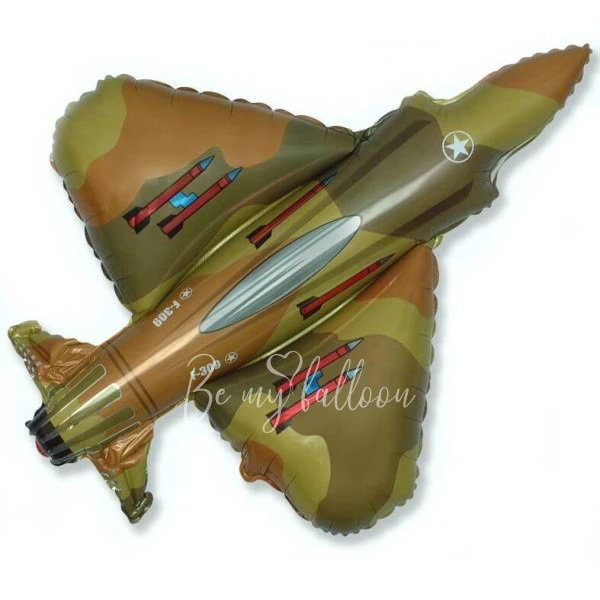 -30%  Шар из фольги "Самолет военный" 80 см SALE