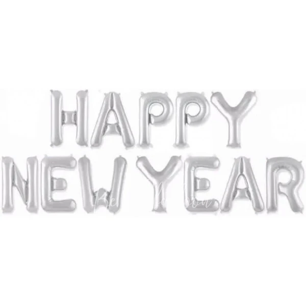 Гирлянда из шаров "HAPPY NEW YEAR" (41 см)