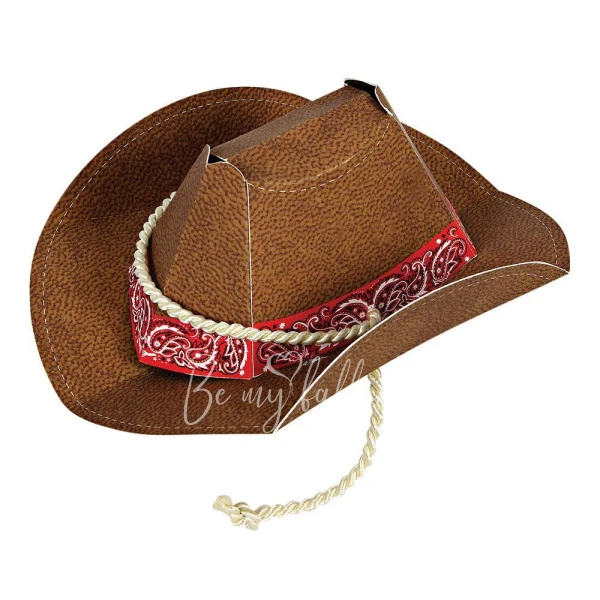Howdy Cowboy Party Hat - 8 box