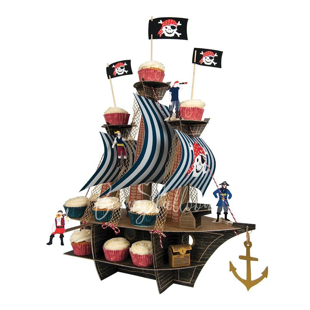 Ahoy There Pirate Ship Centerpiece