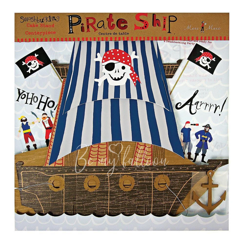 Ahoy There Pirate Ship Centerpiece