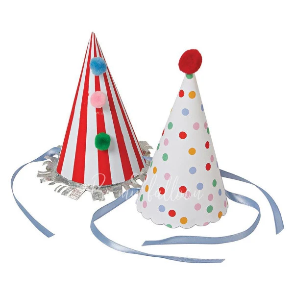Spots & Stripes Party Hats