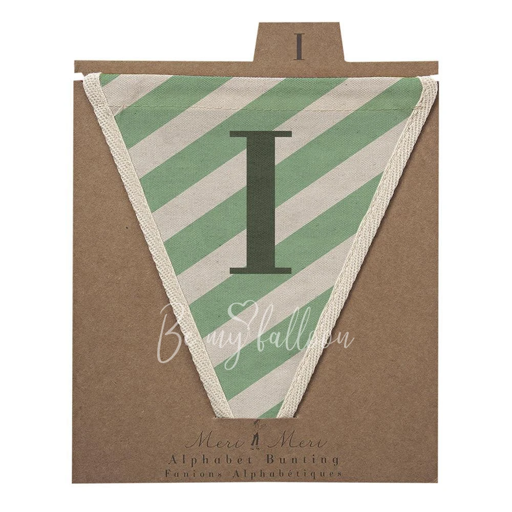 I with Diagonal Stripes