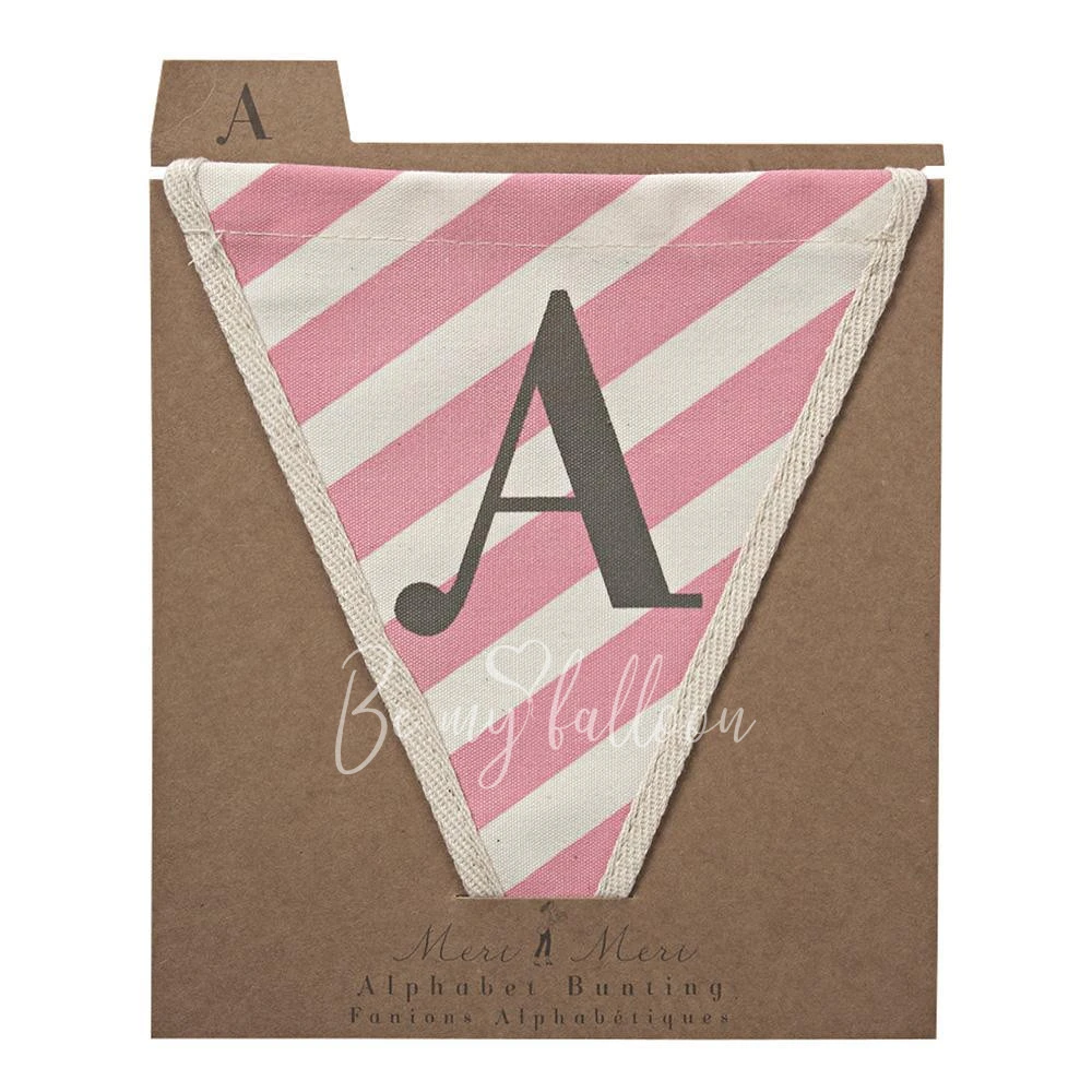 A with Diagonal Stripes