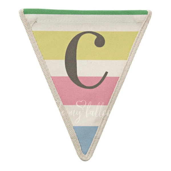 C with Pink Stripes