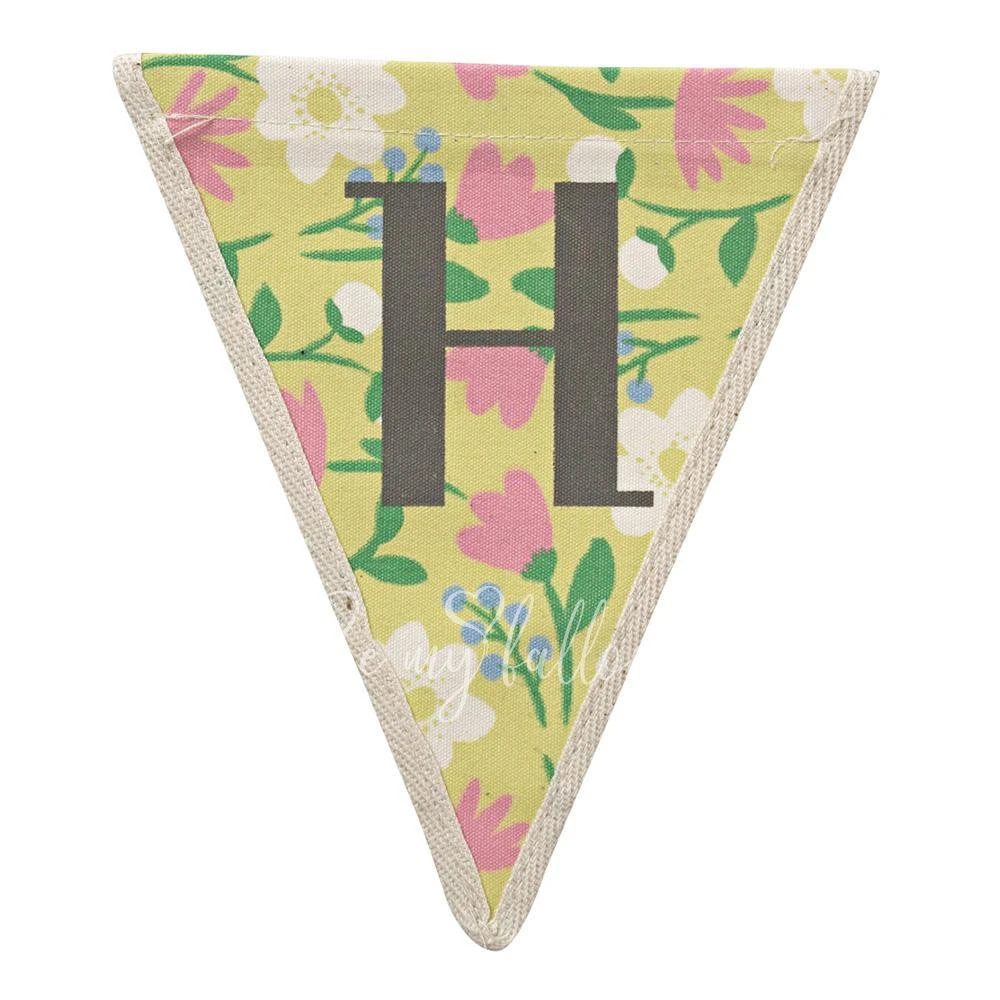 H with Florals