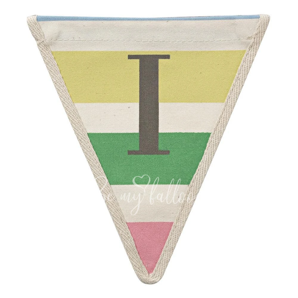 I with Yellow/Pink Stripes