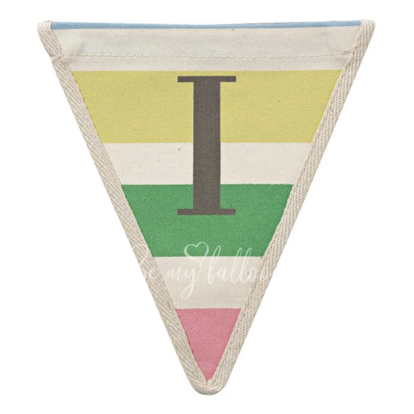 I with Yellow/Pink Stripes