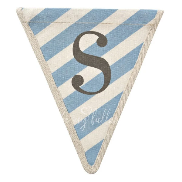 S with Diagonal Stripes