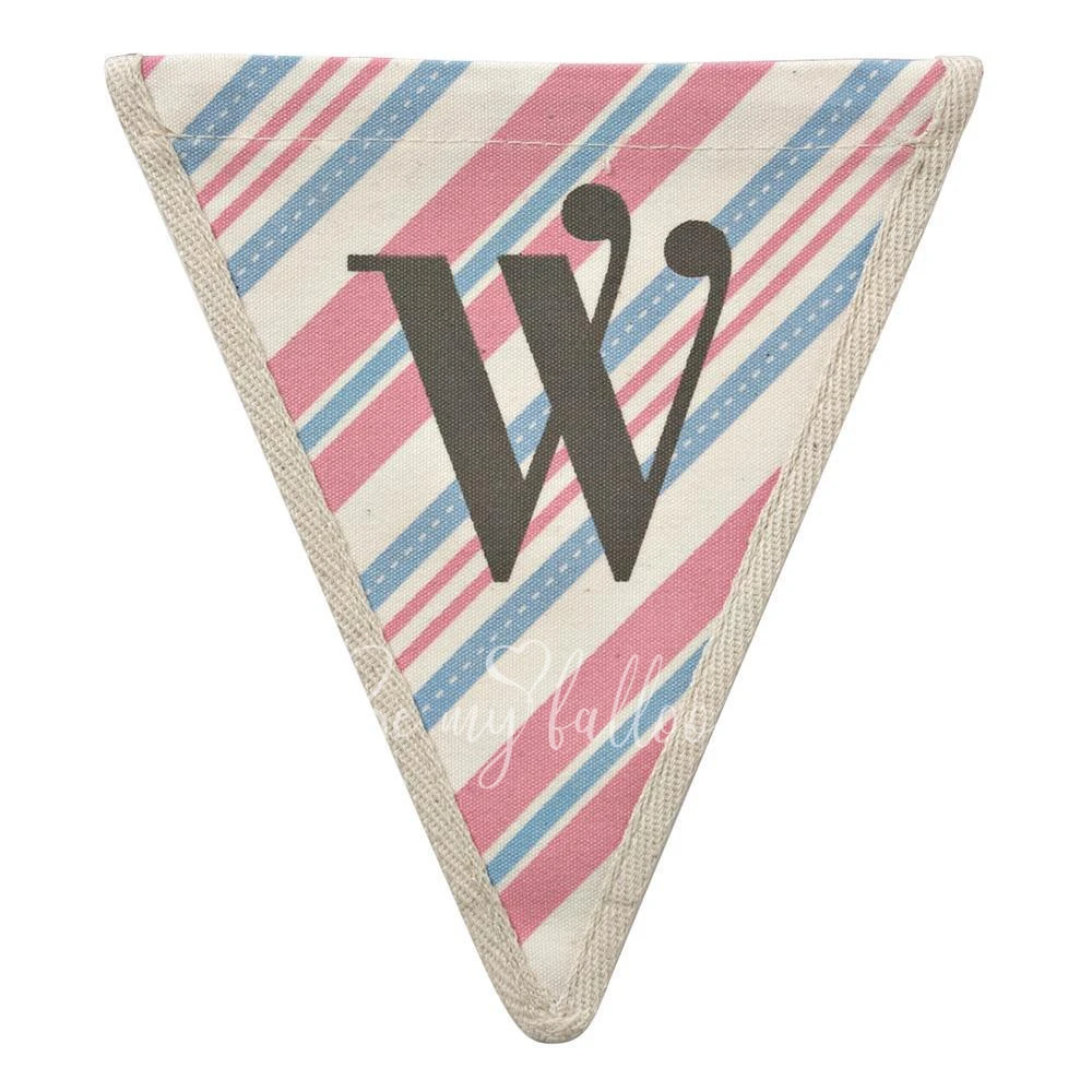 W with Horizontal Stripes
