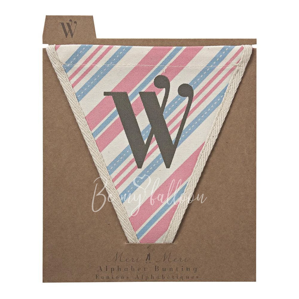 W with Horizontal Stripes