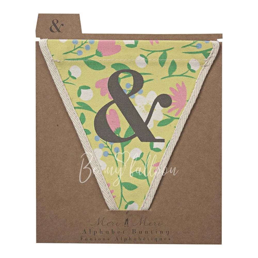 Ampersand With Florals