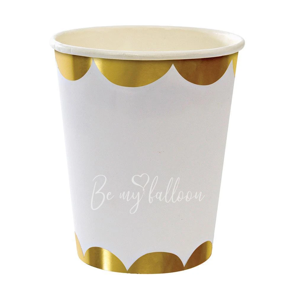Gold Scallop Cups