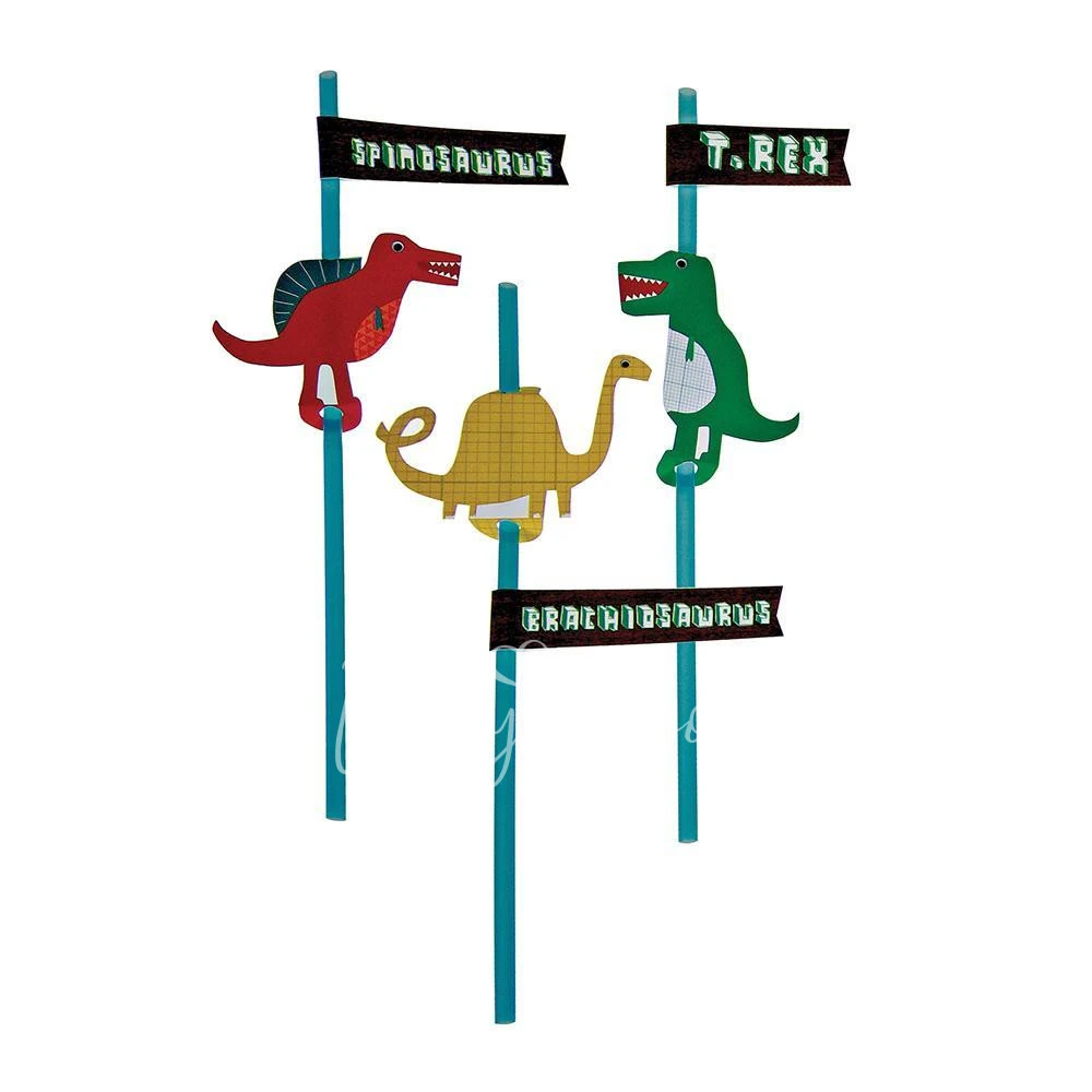 Dinosaur Drinking Straws