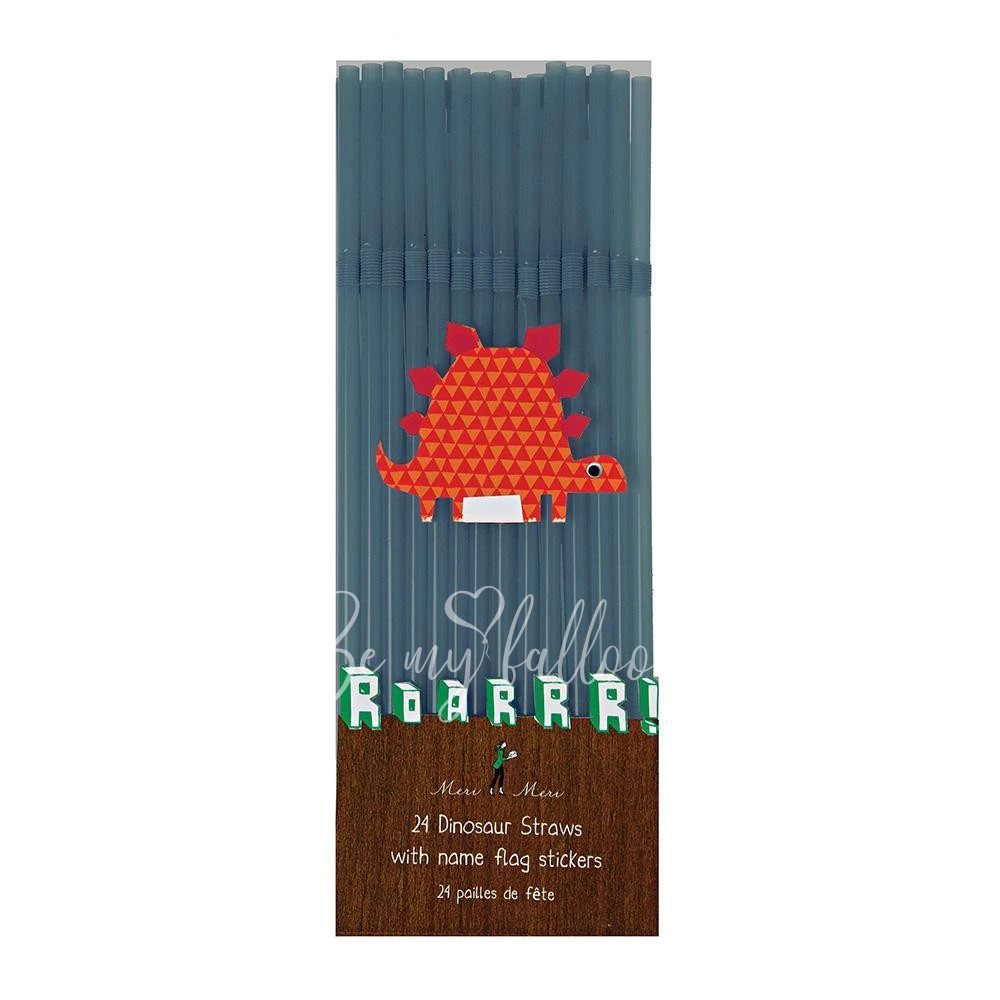 Dinosaur Drinking Straws