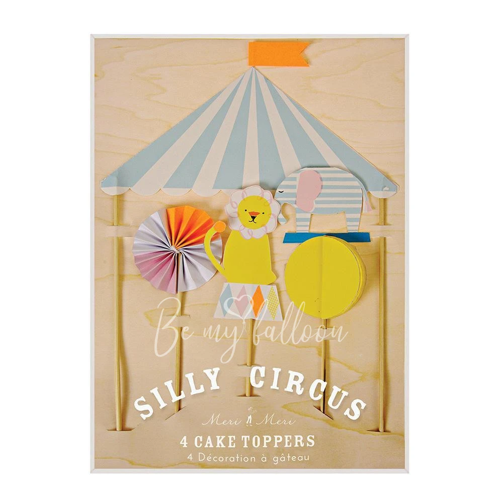 Silly Circus Cake Toppers