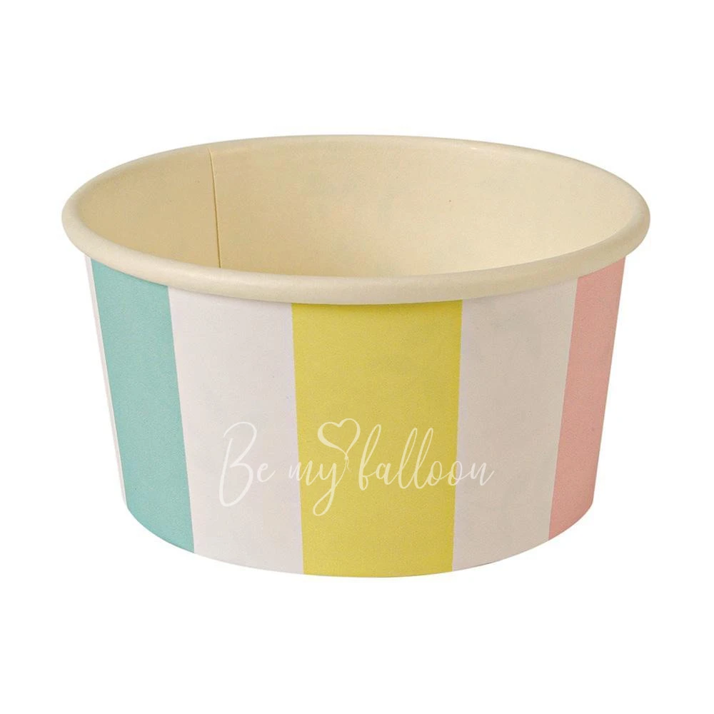 Stripe Ice Cream/Candy Cups