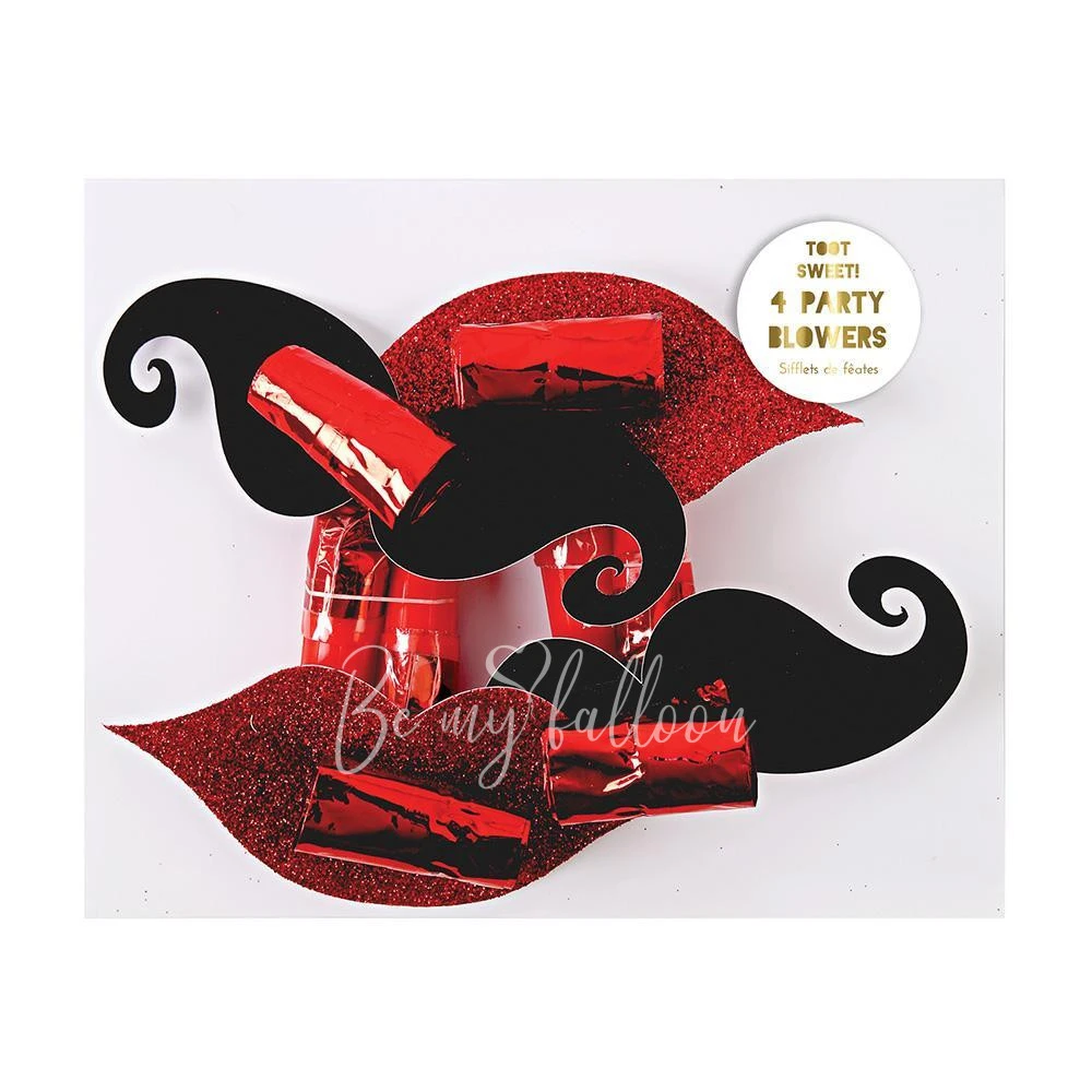 Moustache & Lips Party Blowers