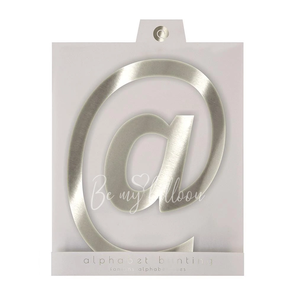 Silver @ Acrylic Bunting