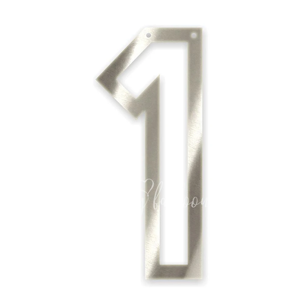 Silver 1 Acrylic Bunting