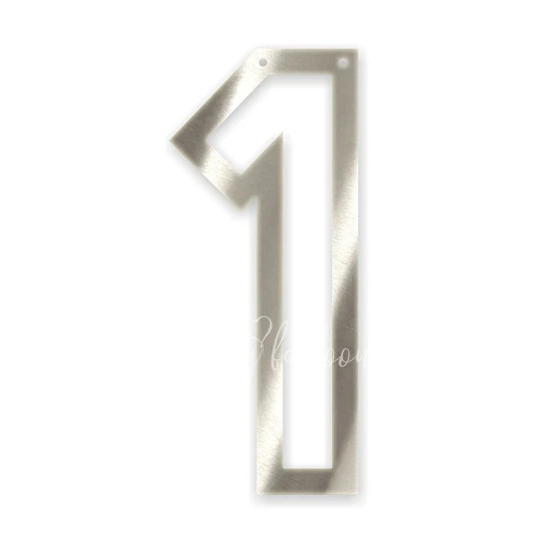 Silver 1 Acrylic Bunting