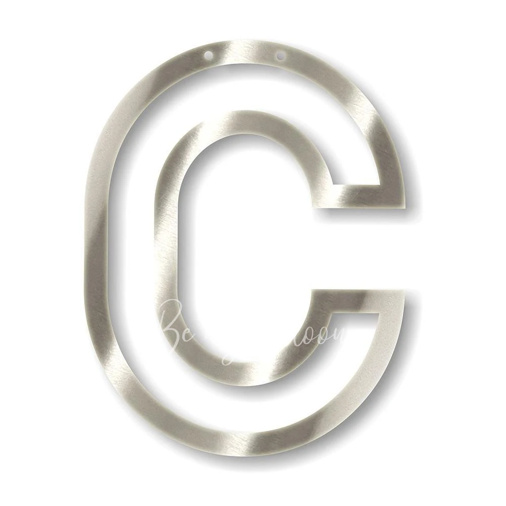 Silver C Acrylic Bunting
