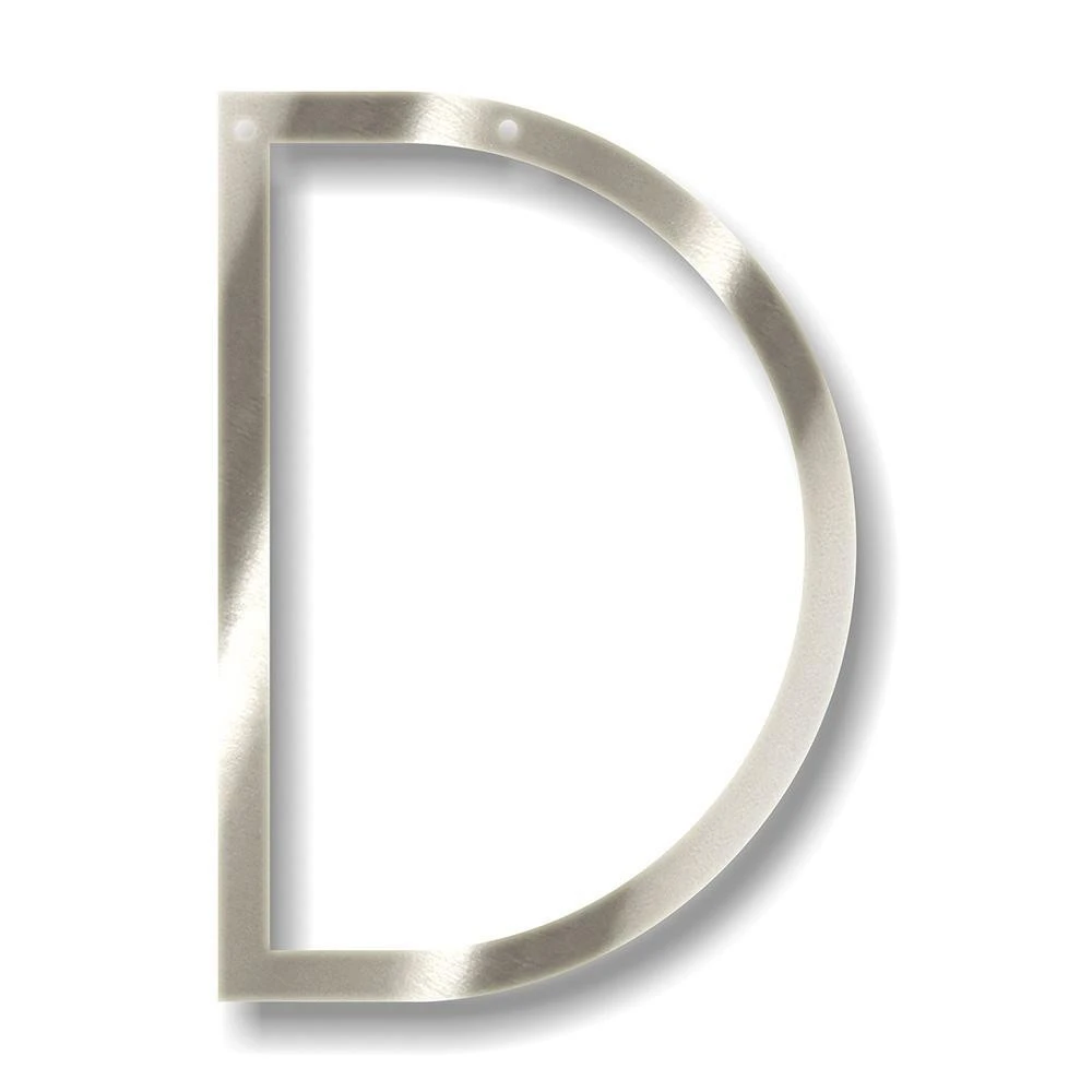 Silver D Acrylic Bunting
