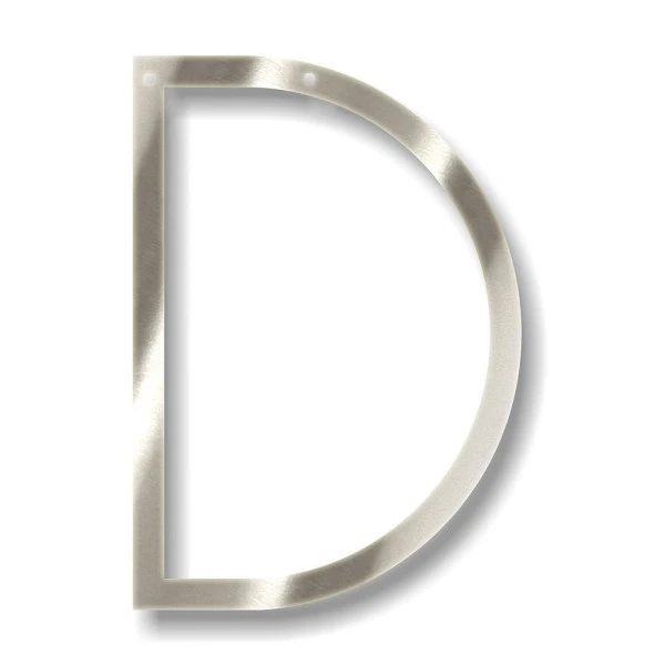 Silver D Acrylic Bunting