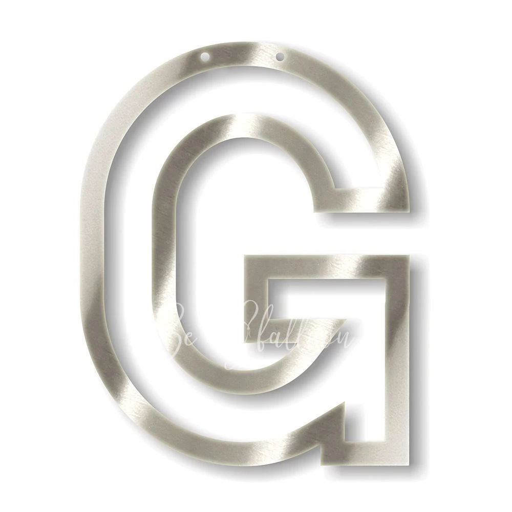 Silver G Acrylic Bunting