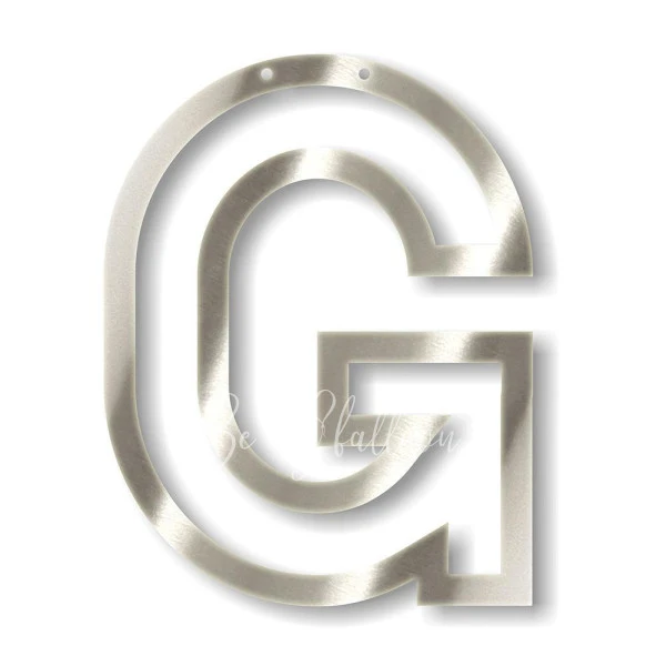 Silver G Acrylic Bunting