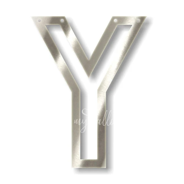 Silver Y Acrylic Bunting