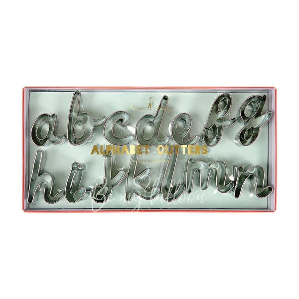 Alphabet Cookie Cutters