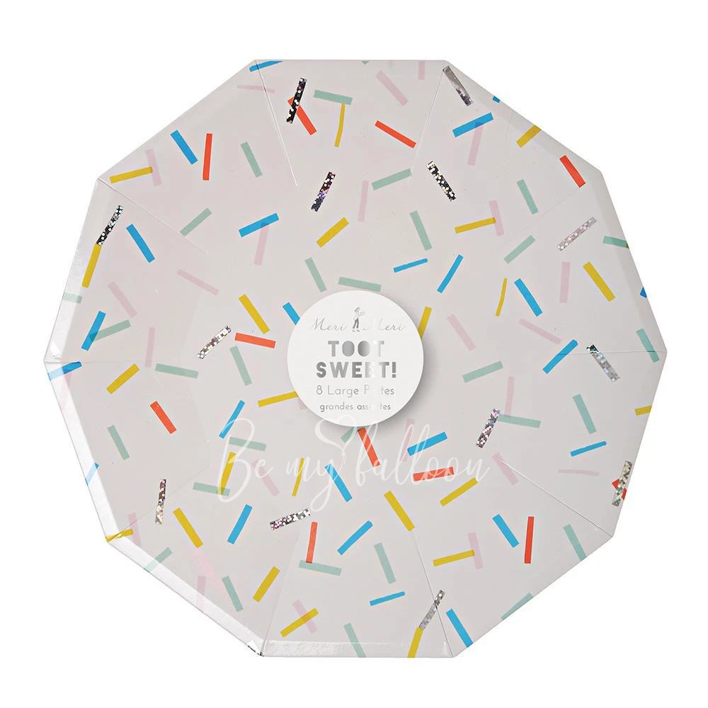 Sprinkles Plates (large)