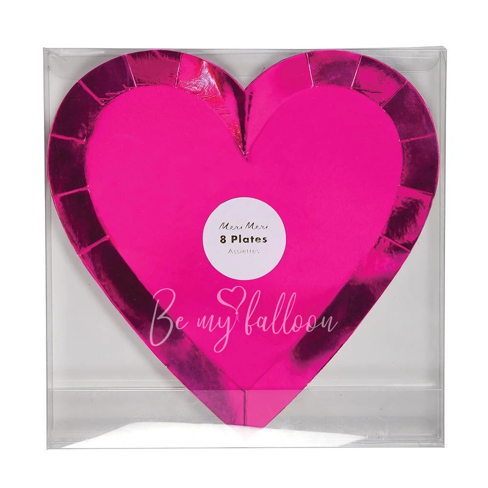 Valentine's Heart Plates