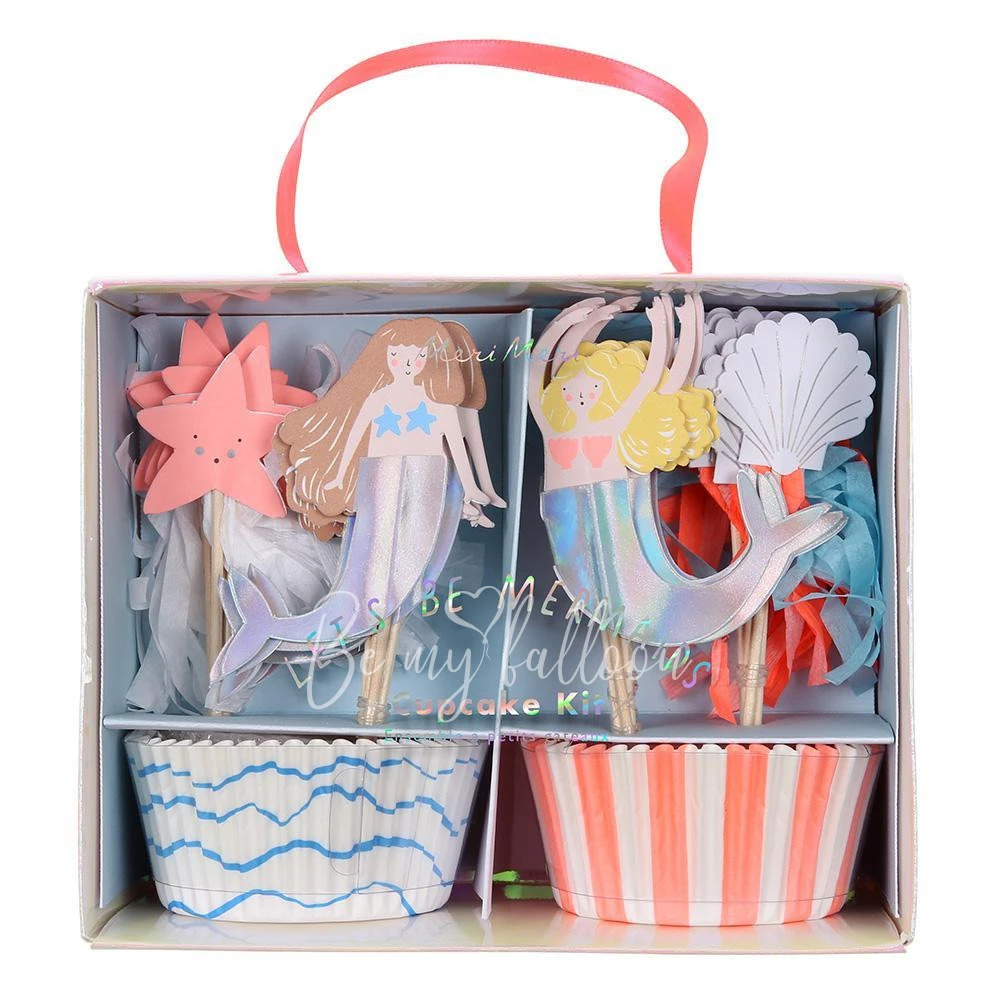 Let's Be Mermaids Cupcake Kit