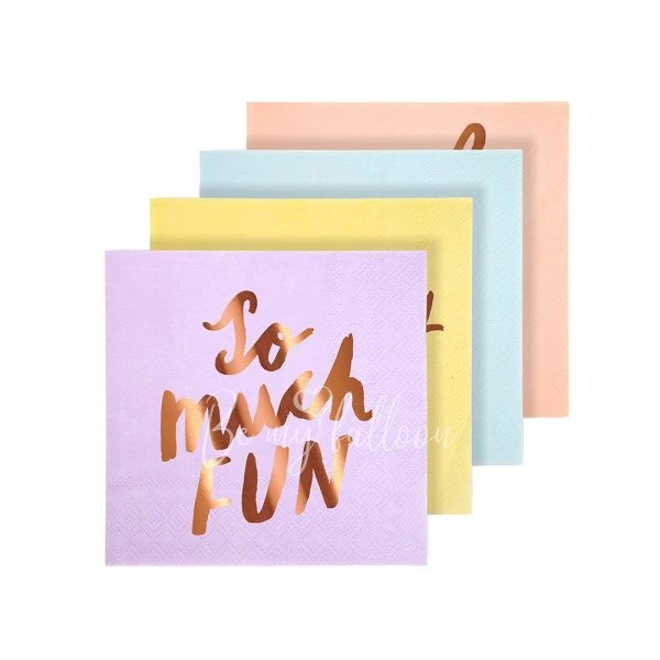 Typographic Napkins (small)