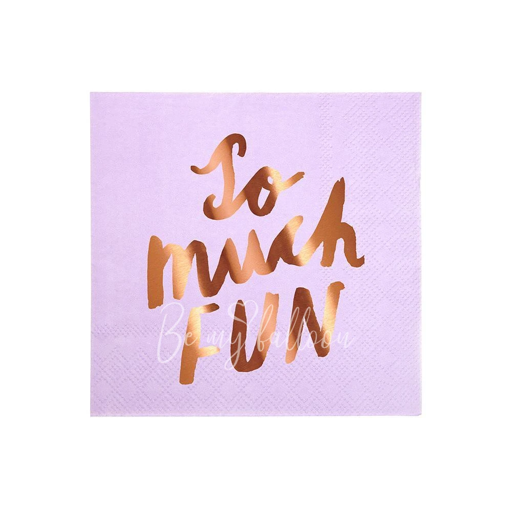 Typographic Napkins (small)