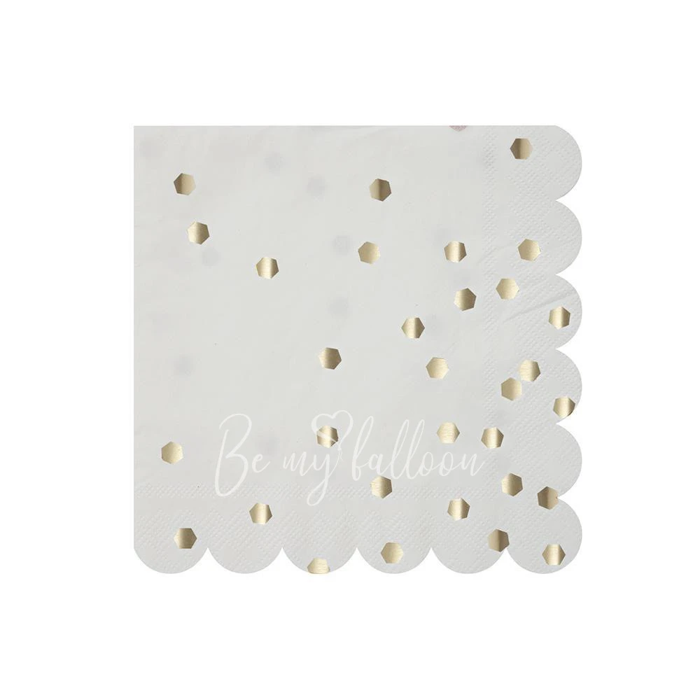 Silver Confetti Napkins (small)