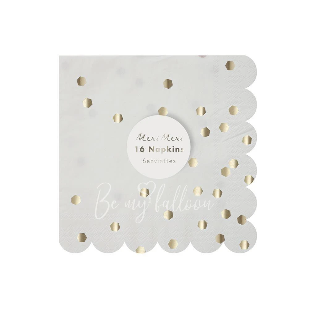 Silver Confetti Napkins (small)