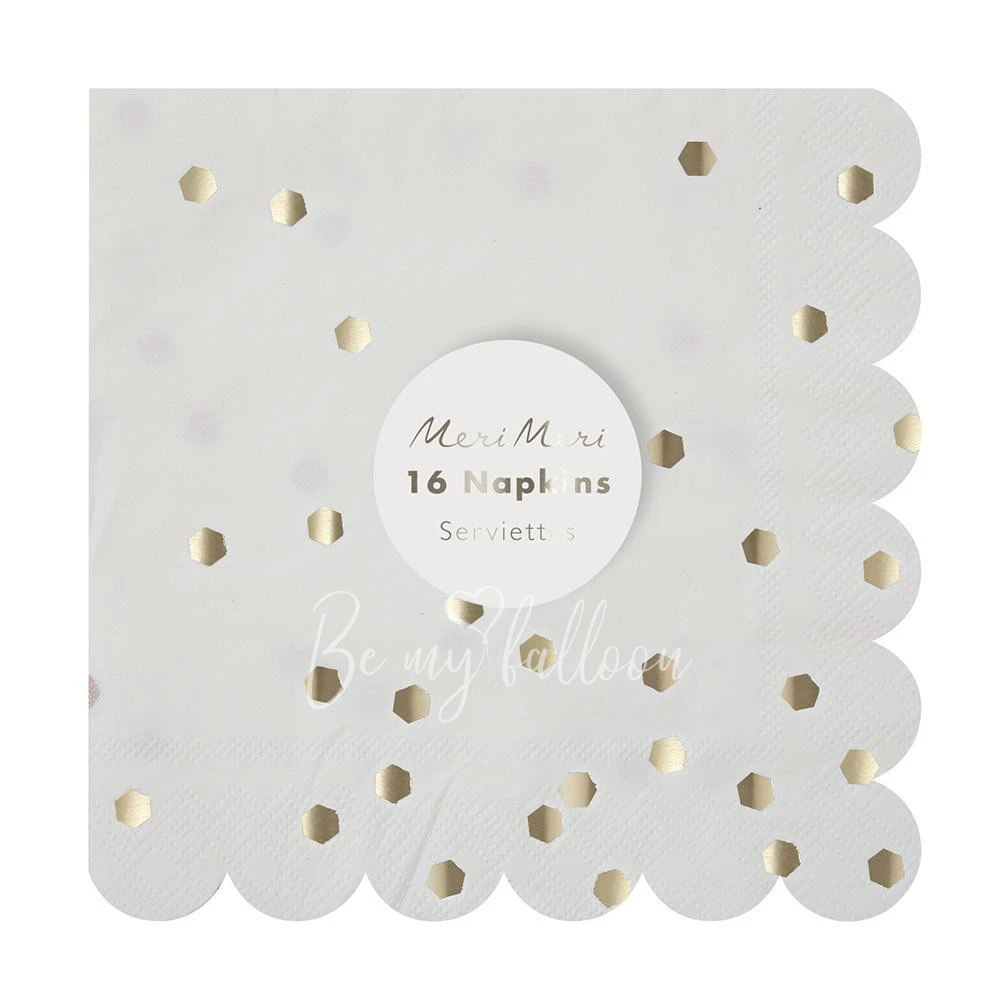 Silver Confetti Napkins (large)